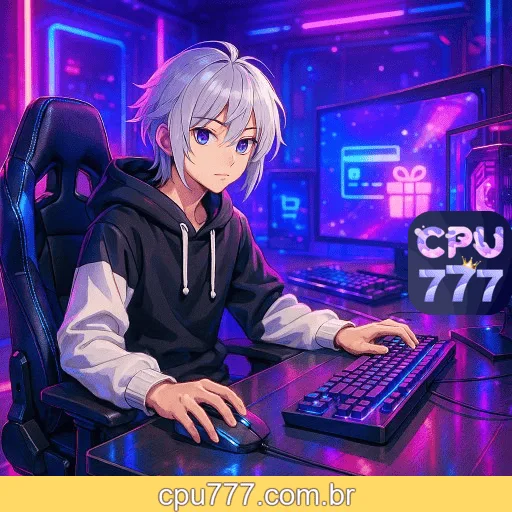 Imagem promovendo bônus CPU777 com recompensas imperdíveis.