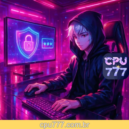 Imagem destacando login seguro na CPU777 para novos usuários